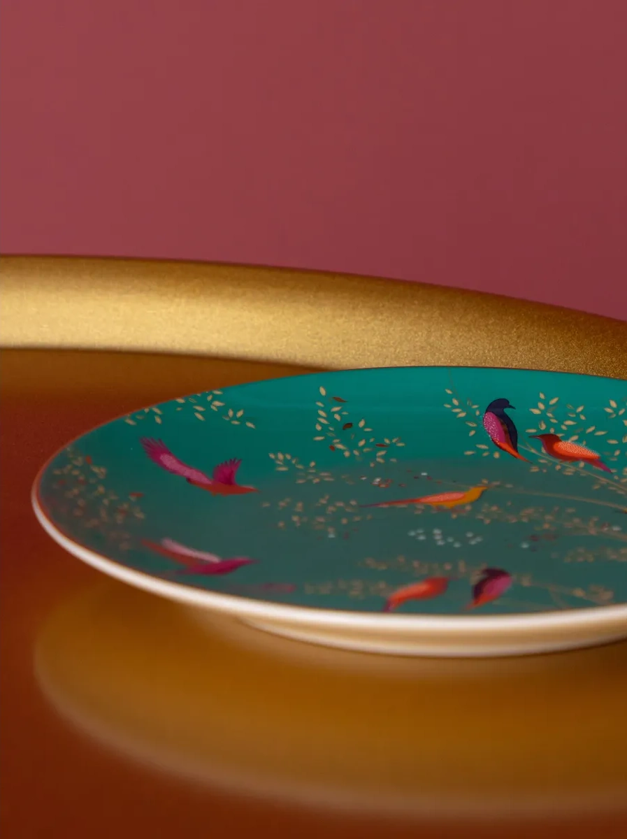 Lefard Golden Birds Meze Tabağı 20 Cm Porsel 335620044 Turkuaz