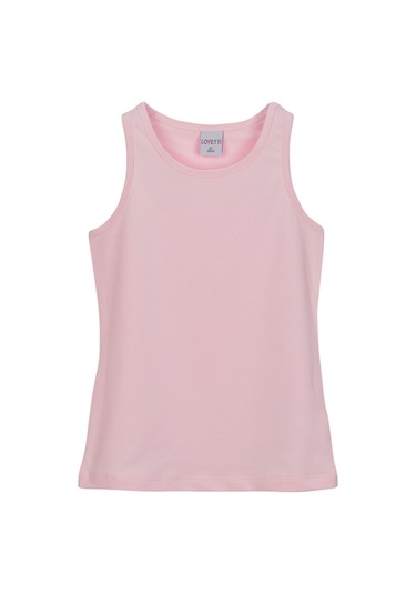Lovetti Açık Pembe Kız Çocuk Düz Basıc Yüzücü Atlet Pembe