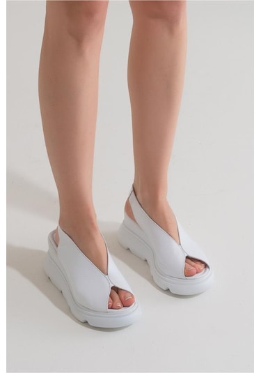 Zeyn Shoes 7672 Beyaz Kadın Ayakkabı 001