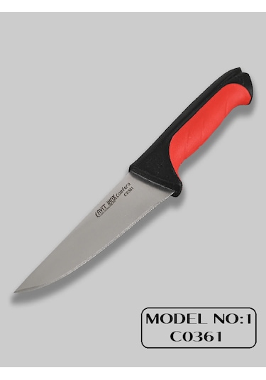 Cavitinox Comfora Et Bıçağı No:1 - C0361 Siyah - Kırmızı