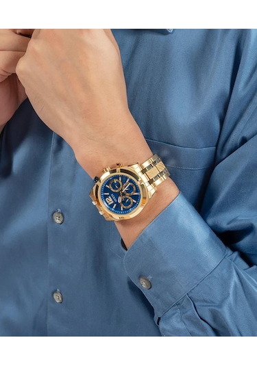 Guess Gugw0714g2 Erkek Kol Saati Altın