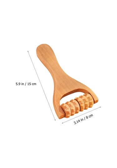 Ahşap Masaj Silindiri Tetik Nokta Silindiri Ağrıyan Kaslar Vücut Masaj Aleti Yüz Boyun Ayaklar Baldır Bacaklar Kollar Doku Rahatlaması Çok Renkli