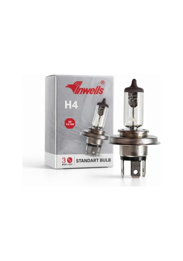 1 Adet H4 12v. Standart Ampul, 004001,12342,64193,48881