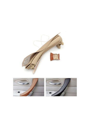 Sol-araba El Dikiş Deri İç Kapı Paneli Kolu Bmw 3 İçin Ayar Kapağı Çekin