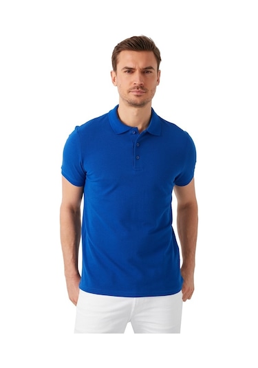 Buratti Pamuklu Regular Fit Düğmeli Erkek Polo Yaka T Shirt 5902127 Saks
