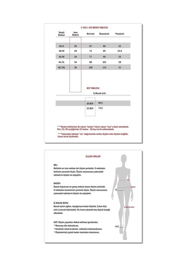 Judy Koyu Mavi Yüksek Bel Dizi Yırtıklı Skinny Jean Pantolon C 4521-195 Koyu Mavi