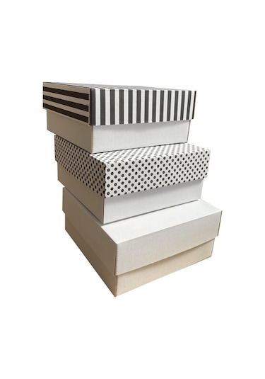 20X20X9 Cm Kapaklı Beyaz Kutu,E Ticaret Kargo Kutusu