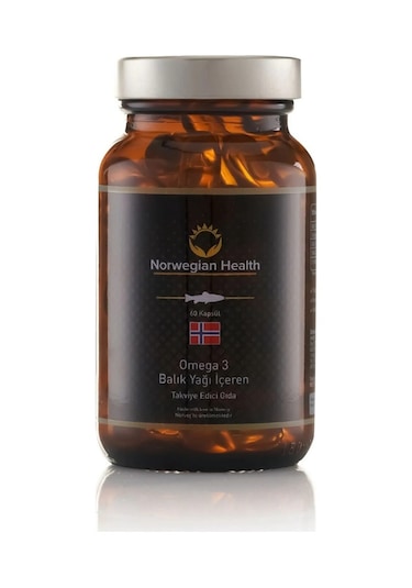 Norwegian Health Omega 3 1000 MG Somon&Morina Balık Yağı﻿ 60 Kapsül
