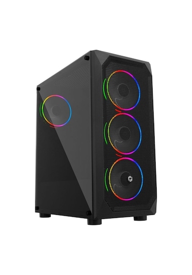 Gameforce Xmesh 6x120 MM RGB Fan Oyuncu Kasa