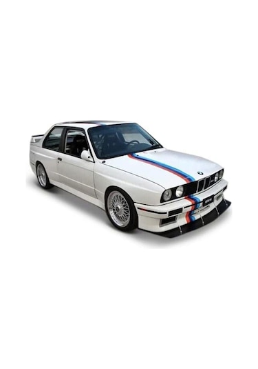 1988 Bmw 3 Serıes M3 E30 1:24 Ölçek Burago Marka - Beyaz