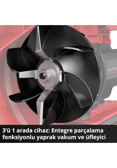 Einhell VENTURRO 18/210 - Solo Akülü Yaprak Toplama ve Üfleme - 3433625