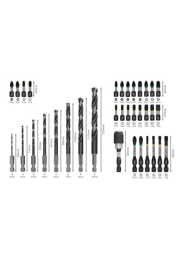 Bosch Pro Impact Hss Set, 35 Parça 2608521u81