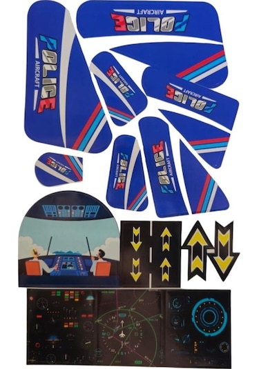 Heroes Toys Uçak Polis Seti Ern-2008