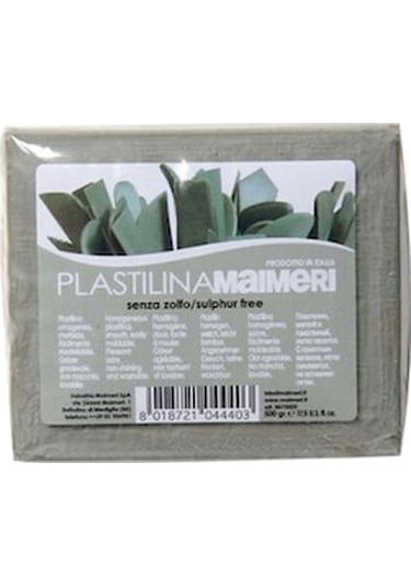 Maimeri Plastilin Model Hamuru 500 Gr. Gri