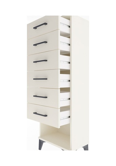 Arges Dolap 6 Çekmeceli 44x30x134 Aytaşı-aytaşı Aytaşı