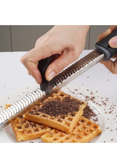 Narenciye Zester Peynir Rende Paslanmaz Çelik Narenciye Siyah Siyah