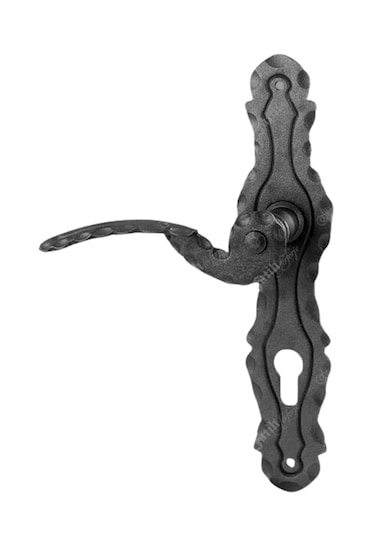 Dekoratif Ferforje Metal/demir Kapı Kolu