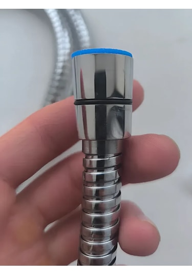 Matura Duş Hortumu 3/8 İnç'ten 1/2 İnçe, 200 Cm Uzunluğunda 450943094 Krom