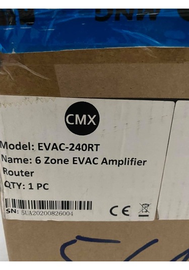 Cmx Evac-240Rt Acil Anons Sistemi Yönlendirici Amplifikatör 240W