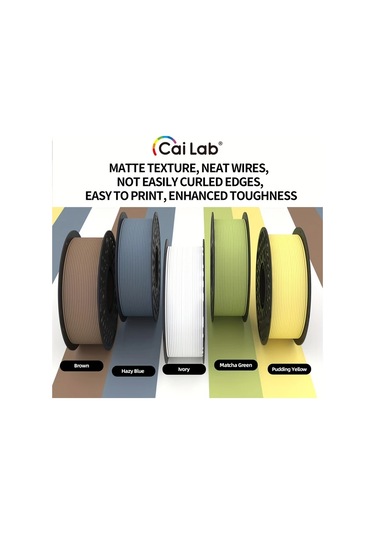 Techbloom Cailab Matte Pla+ 3d Yazici Filamenti Latte Mt2317 200g Fdm Uyumlu 1.75mm 7 Ons