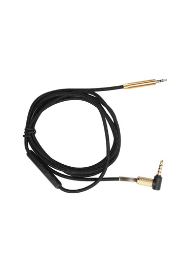 Yaleker 2.5mm'den 3.5mm'ye Ses Çevirici Kablosu, Ofc Bakır Çekirdekli, Mikrofonlu, 1.5m Uzunlukta, Akg Y40/y50/y45, Creative Lıve2, Jbl S700, Bose Qc25/qc35 Uyumlu Siyah