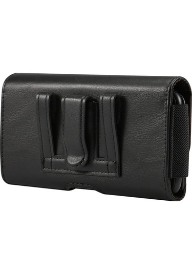 6,3 İnç Kuzu Derisi Cep Telefonu Bel Çantası Kılıfı Kemer Klipsli Manyetik Kilitli Premium Telefon Kılıfı Diğer