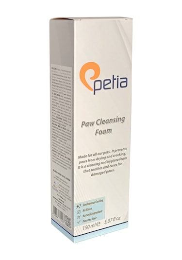 Petia Paw Cleansing Foam Doğal Kedi Köpek Pati Temizleme Köpüğü 150 ML