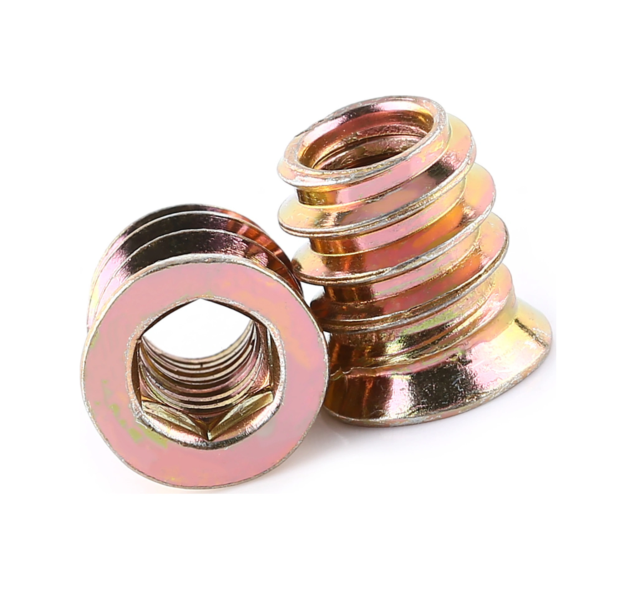 Tenfowee Ahşap İşçilik İçin Çelik Konik Somun, Dış Dişli İç Sekizgen, Pas Koruyucu, 20 Adet M8 13mm Diğer