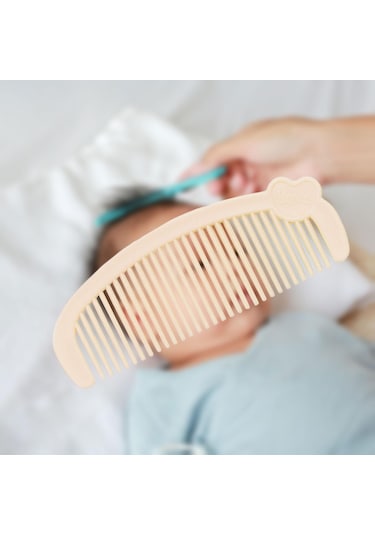 Suntek Cep Saç Tarağı Kız Berber Dükkanı Kuaförlük Krem