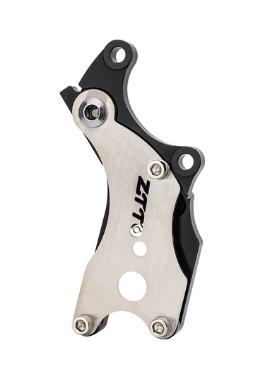 Kosona Ztto Aluminyum Allyuminyum Bisiklet Disk Fren Dönüştürücü, Dağ Yolu Bisikleti İçin Fren Performansını Artırıcı, Siyah Opp Poşetli Siyah