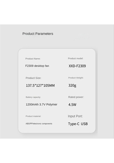 Usb Masaüstü Masa Fanı Duvara Monte Asılı Tavan Vantilatörü Ayarlanabilir Açı Taşınabilir Fan Yaz Ev Hava Soğutucu Fan-a 4336 Renkli