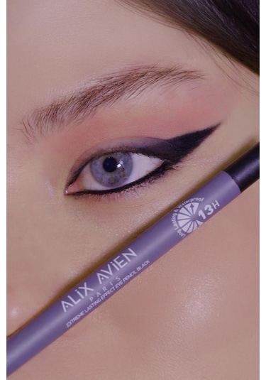 Alix Avien Uzun Süre Kalıcı Suya Dayanıklı Akma Dağılma Yapmayan Siyah Göz Kalemi Extreme Black