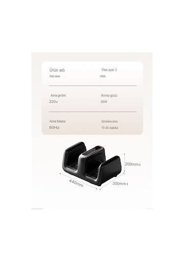 Tam Otomatik Baldır Kol Ayak Yoğurmalı El Masaj Aleti Gri