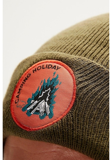 Bad Bear Bonfire Beanie Erkek Bere-27546 - Haki
