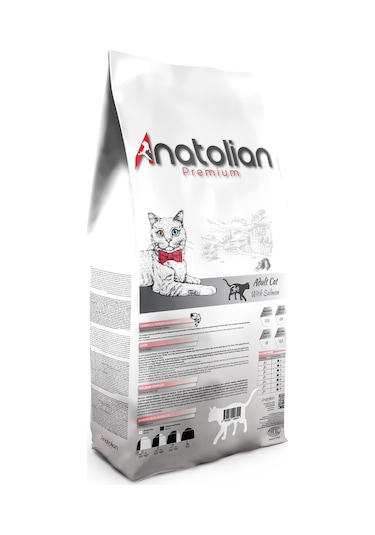 Anatolian Premium Somon Etli Yetişkin Kedi Maması 10 KG