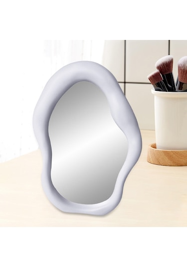 Suntek Düzensiz Makyaj Aynası Şık Bulut-şekli-beyaz