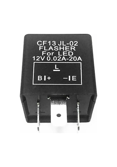 Suntek Cf13 Jl-02 3-Pin Led Flaşör Rölesi Araba Dönüş Sinyali