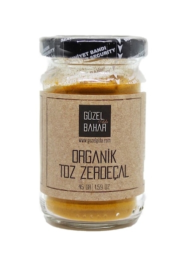 Güzel Ada Gıda Organik Toz Zerdeçal 45 G