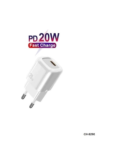 Mcdodo Ch-8290 Pd 20W Type-C Girişli Şarj Adaptörü-Beyaz