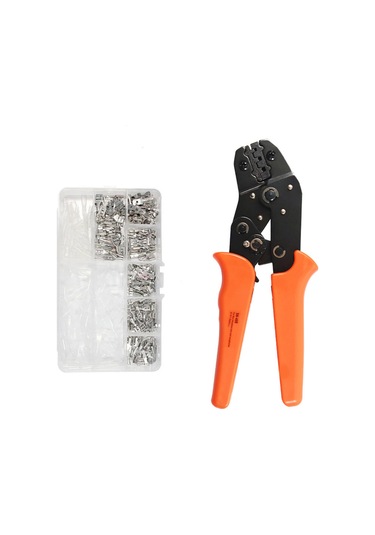 Suofeng Sn-48b Yüksek Dayanımlı Pense Seti + 270 Parça Konektör Ucu, 0.5-2.5mm², Ergonomik Tutma, Kaymaz Kulp