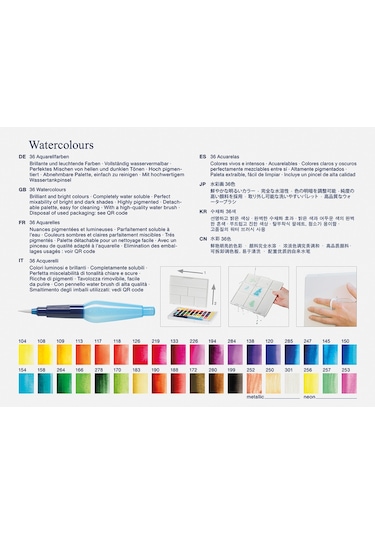 Faber-Castell Creatıve Studio Suluboya Tableti 36'lı