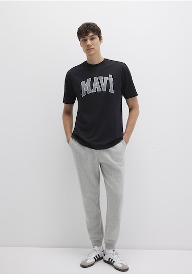 Mavi - Mavi Logo Baskılı Siyah Tişört 0611711-900 Siyah