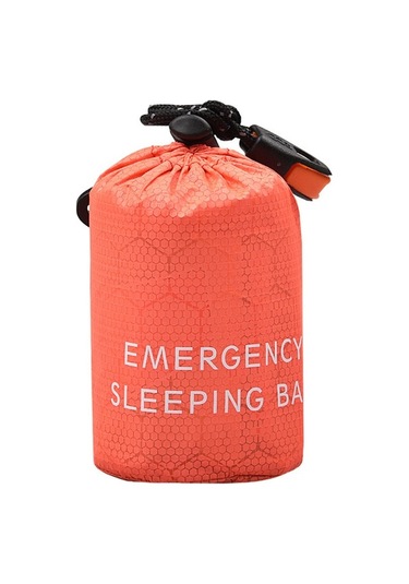 Pazly Acil Uyku Tulumu - Dayanıklı Pe Malzeme, Isıtıcı, Renkli Düdüklü Torba Çok Renkli