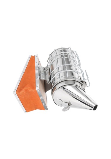 Geeroyoo Arı Bakımı İçin Paslanmaz Çelik Ve İnek Derisi Fumigatör - Yanma Korumalı, Taşınabilir Ve Güvenli Duman Üreteci