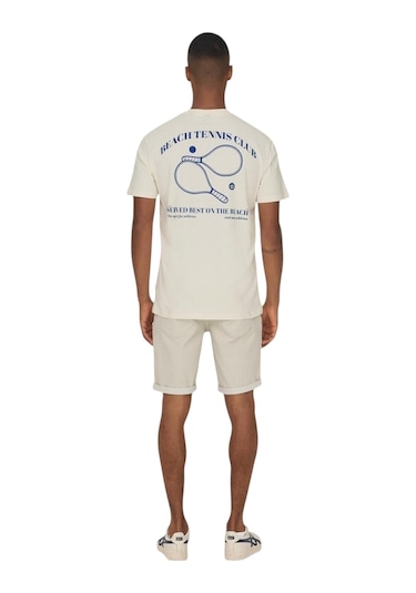 Only Erkek Beyaz T-shirt 22026062 Beyaz