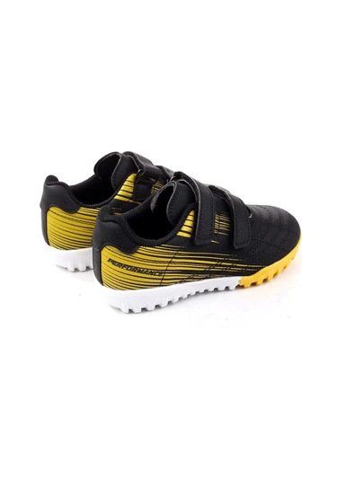 Cool Kids Ronaldo Siyah Erkek Çocuk Halısaha Futbool Ayakkabısı Siyah