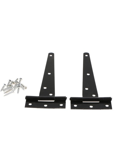 Homyl 1 Çift Ağır T Menteşe Kabine Döken Kapı Tee Siyah-6-inç