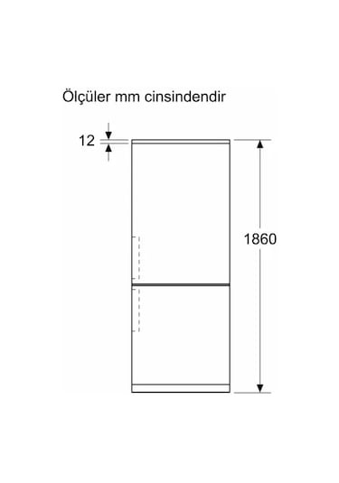 Siemens KG86PFWC0N 624 LT No-Frost Kombi Tipi Buzdolabı