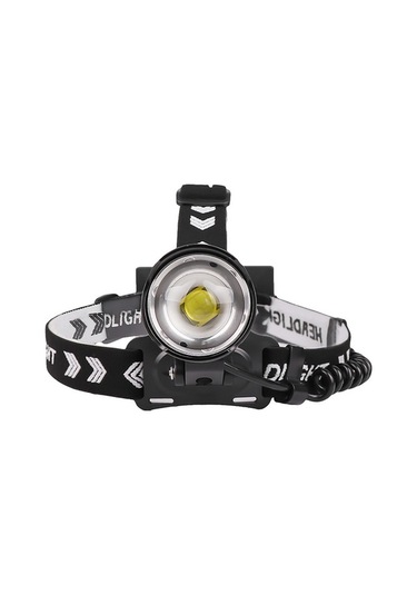 Ulzyvf Yüksek Xhp90 Usb Siyah Şarjlı Mod Led Lambası Kafa Güç 3 Rt Siyah