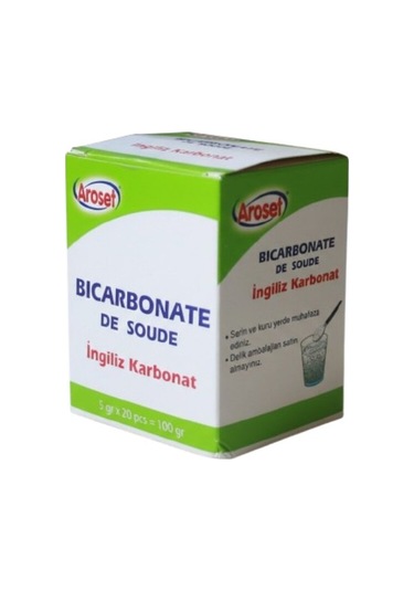 Aroset İngiliz Karbonatı 100gr 20adetx5gr İçilebilir